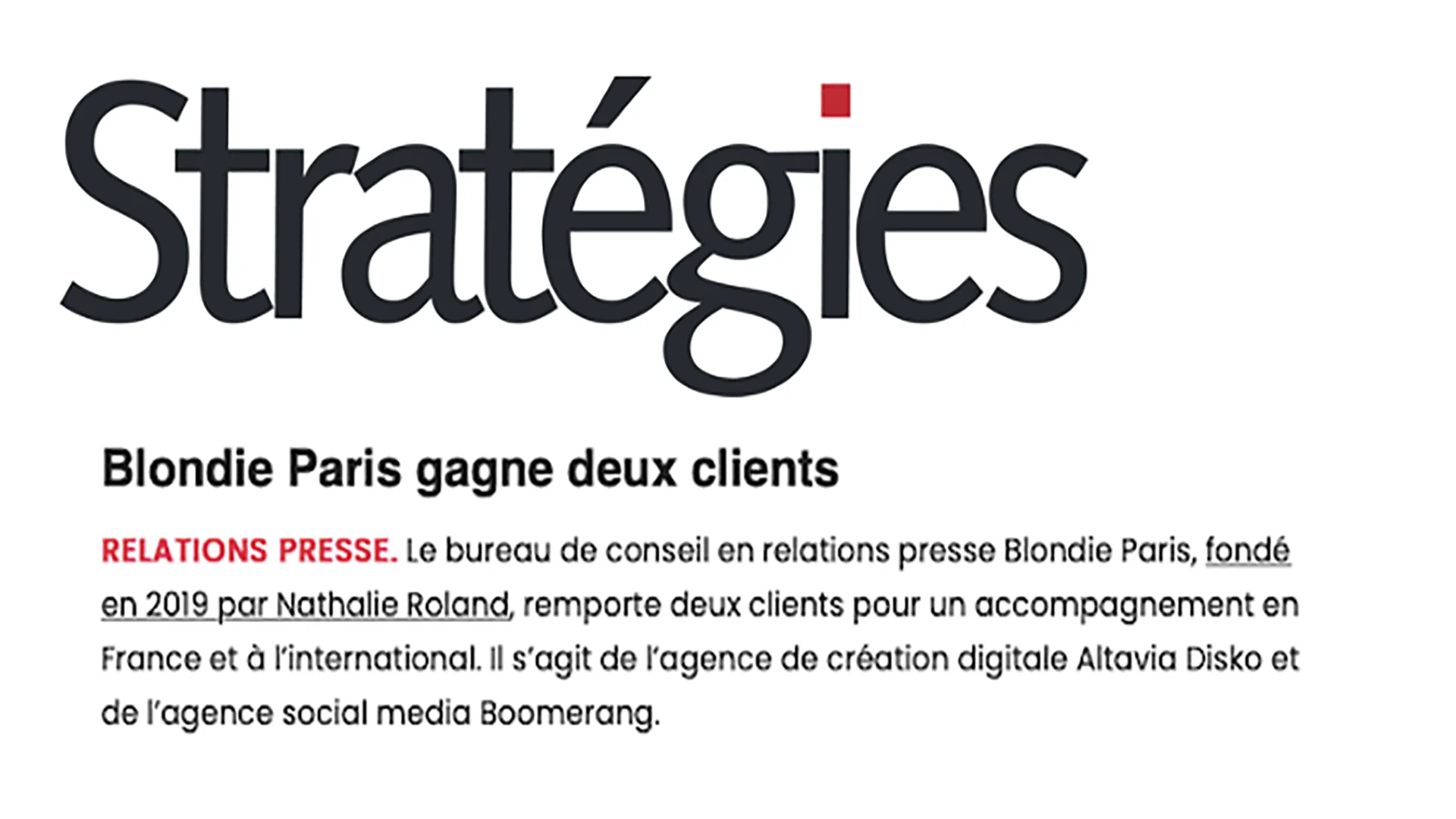 Actualité 2